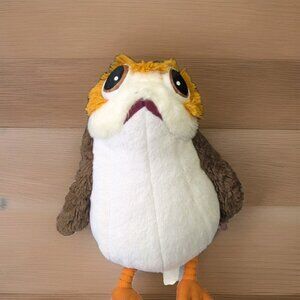 Disney World Star Wars Character Owl Porg Plush Toy